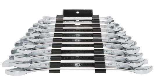 ZEBRA® double open-end wrench assortment 10 pieces