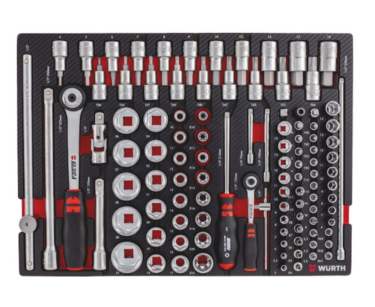 System range 8.4.1 Socket wrench 1/4 + 1/2 Toll 108 pieces